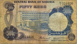 50 Kobo NIGERIA  1973 P.14d B