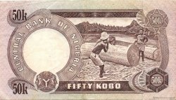 50 Kobo NIGERIA  1973 P.14g TTB+