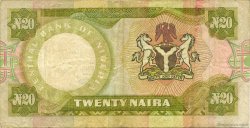 20 Naira NIGERIA  1977 P.18c TTB