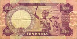 10 Naira NIGERIA  1979 P.21b TB