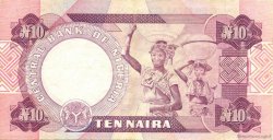 10 Naira NIGERIA  1979 P.21b TTB