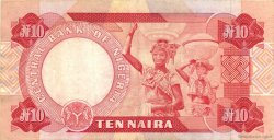 10 Naira NIGERIA  1984 P.25b TTB+