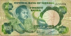 20 Naira NIGERIA  1984 P.26a B+