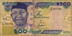 500 Naira NIGERIA  2002 P.30a B