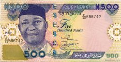 500 Naira NIGERIA  2002 P.30a SPL