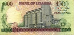 1000 Shillings OUGANDA  1991 P.34b TTB