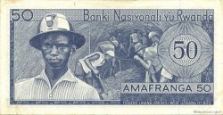 50 Francs RWANDA  1971 P.07b TTB