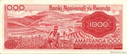 1000 Francs RWANDA  1971 P.10b SUP
