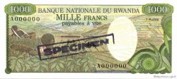 1000 Francs Spécimen RWANDA  1978 P.14s NEUF