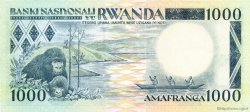 1000 Francs RWANDA  1981 P.17a pr.NEUF