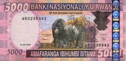 5000 Francs RWANDA  2004 P.33 TTB+
