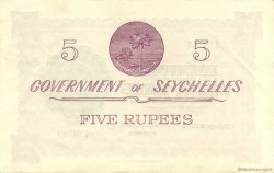 5 Rupees SEYCHELLES  1954 P.11a SUP à SPL