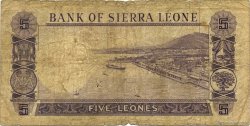 5 Leones SIERRA LEONE  1964 P.03a AB