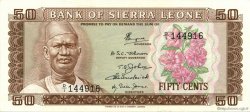 50 Cents SIERRA LEONE  1972 P.04a SPL