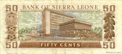 50 Cents SIERRA LEONE  1972 P.04a TTB