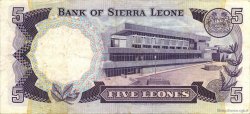 5 Leones SIERRA LEONE  1984 P.07f TTB