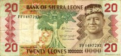 20 Leones SIERRA LEONE  1982 P.14a pr.TTB