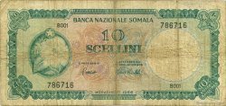 10 Scellini SOMALIE  1966 P.06a B+