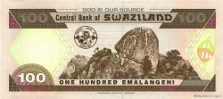 100 Emalangeni SWAZILAND  2001 P.32a UNC-