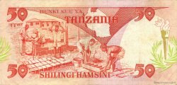 50 Shilingi TANZANIE  1986 P.13 TTB