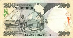 200 Shilingi TANZANIE  1986 P.18b SUP
