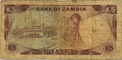 5 Kwacha ZAMBIE  1973 P.15a B