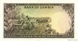 1 Kwacha ZAMBIE  1976 P.19a SUP