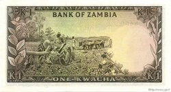 1 Kwacha ZAMBIE  1976 P.19a NEUF