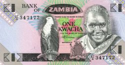 1 Kwacha ZAMBIE  1980 P.23b NEUF