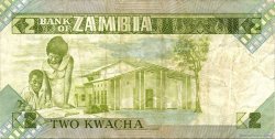 2 Kwacha ZAMBIE  1980 P.24c TTB