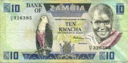 10 Kwacha ZAMBIE  1980 P.26c pr.TTB