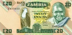 20 Kwacha ZAMBIE  1980 P.27d NEUF