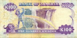 100 Kwacha ZAMBIE  1991 P.34a TTB