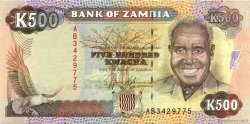 500 Kwacha ZAMBIE  1991 P.35a SUP