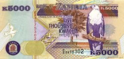 5000 Kwacha ZAMBIE  1992 P.41a SPL
