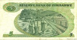 5 Dollars ZIMBABWE  1983 P.02c TTB