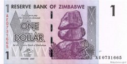 1 Dollar ZIMBABWE  2007 P.65 NEUF