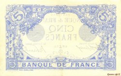 5 Francs BLEU FRANCE  1912 F.02.12 SUP+