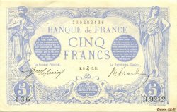 5 Francs BLEU FRANCE  1915 F.02.34 TTB+