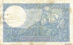 10 Francs MINERVE modifié FRANCE  1941 F.07.29 TB+
