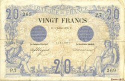 20 Francs NOIR FRANCE  1874 F.09.01 TB+