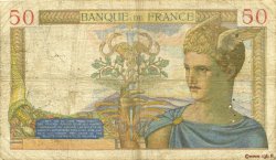 50 Francs CÉRÈS modifié FRANCE  1937 F.18.05 B