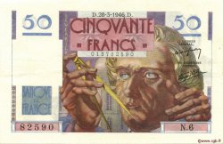 50 Francs LE VERRIER FRANCE  1946 F.20.02 SUP