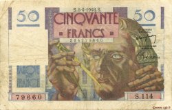 50 Francs LE VERRIER FRANCE  1948 F.20.10 TB