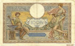 100 Francs LUC OLIVIER MERSON grands cartouches FRANCE  1929 F.24.08 B à TB