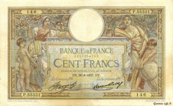 100 Francs LUC OLIVIER MERSON grands cartouches FRANCE  1937 F.24.16 TB