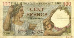 100 Francs SULLY FRANCE  1939 F.26.18 TB+
