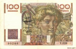 100 Francs JEUNE PAYSAN FRANCE  1953 F.28.35 pr.SUP