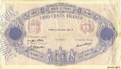 500 Francs BLEU ET ROSE FRANCE  1931 F.30.34 pr.TB