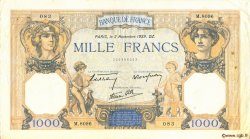 1000 Francs CÉRÈS ET MERCURE type modifié FRANCE  1939 F.38.38 TTB+